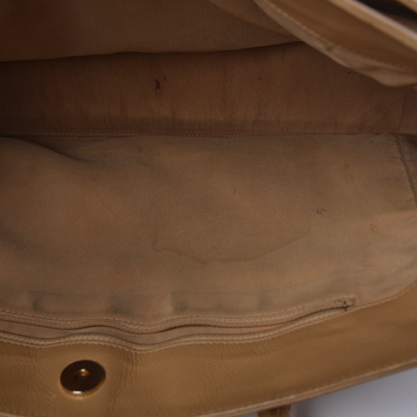 Calfskin Cerf Executive Shopper Tote Beige