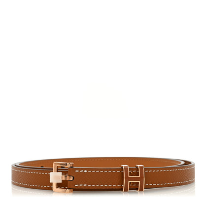 Hermes Epsom 15mm Pop H Belt 85 34 Gold 1 of 6