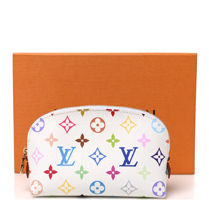 Louis Vuitton LV x TM Monogram Multicolor Cosmetic Pouch PM White 7 of 7