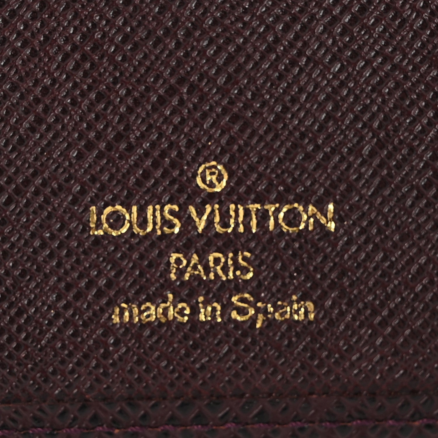 Louis Vuitton Taiga Small Ring Agenda Cover Burgundy 6 of 14