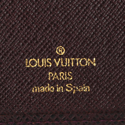 Louis Vuitton Taiga Small Ring Agenda Cover Burgundy 6 of 14