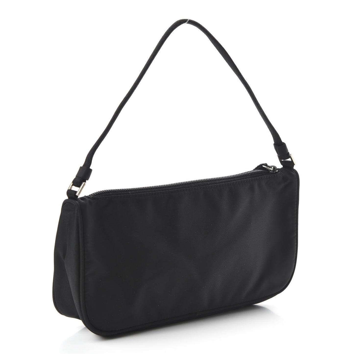 Tessuto Nylon Pochette Bag Black