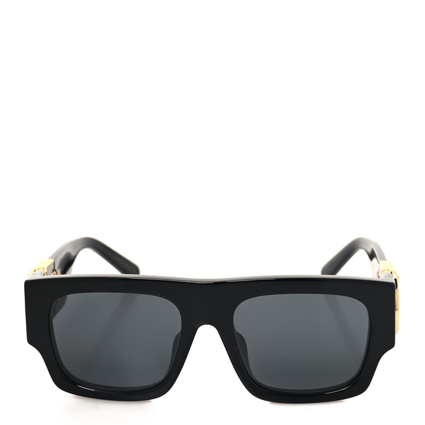 Acetate LV Link Square Sunglasses Z1478E Black