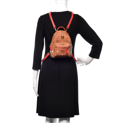MCM Visetos Spektrum X-Mini Backpack Cognac 2 of 11