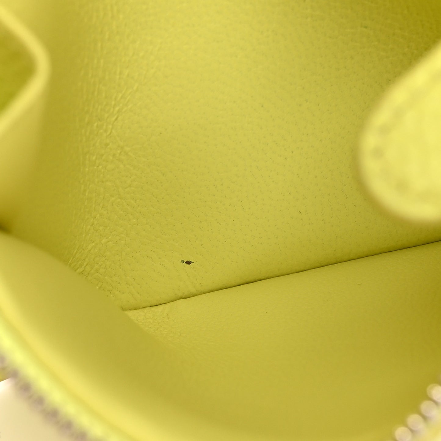 Grained Calfskin Logo Large Cash Long Coin Card Holder Yellow