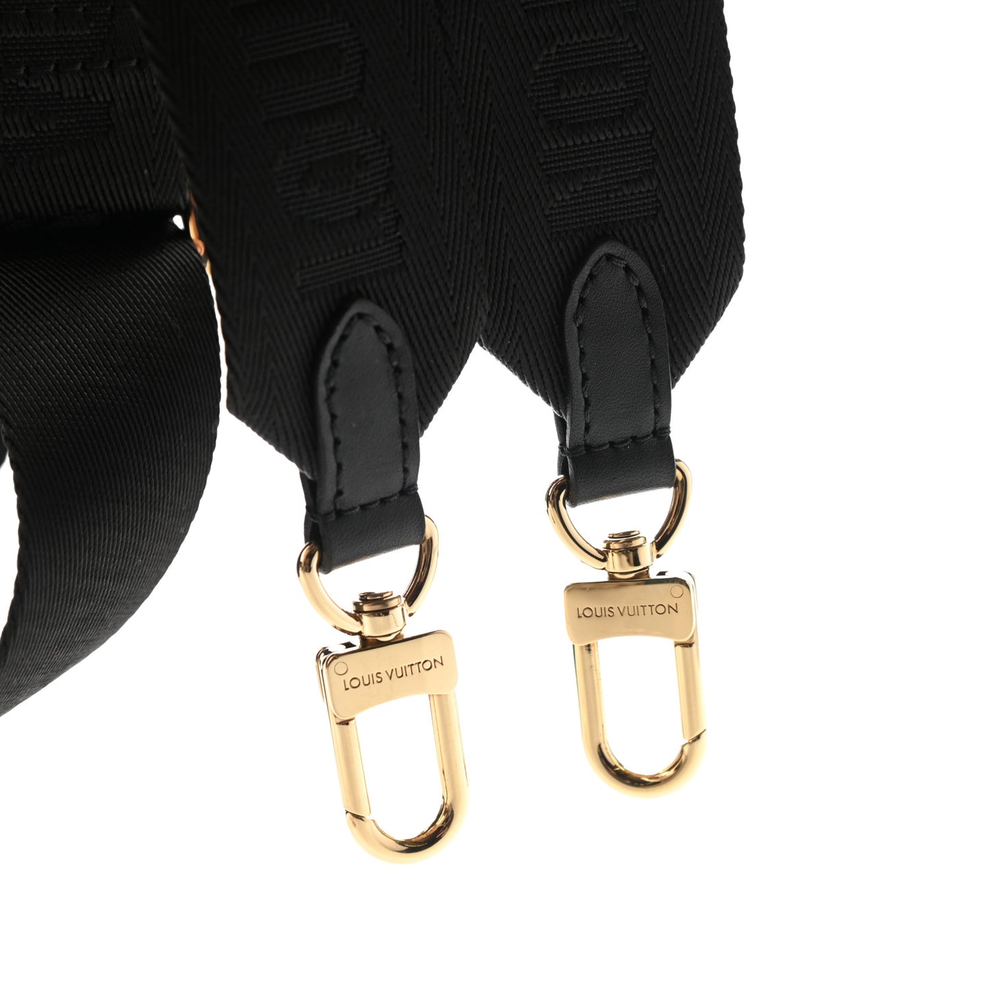 Nylon Petite Malle Souple Shoulder Strap Black