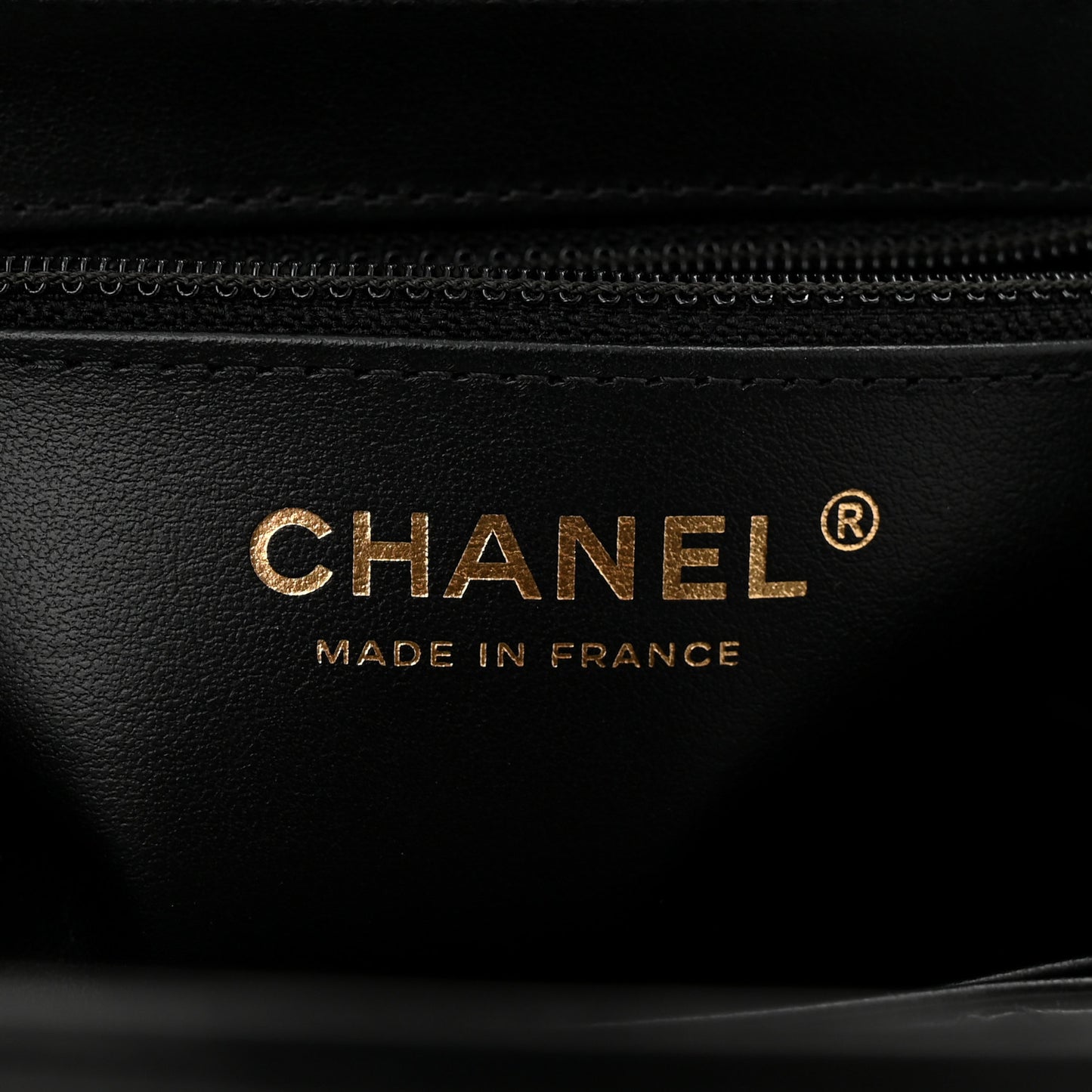 Shiny Aged Calfskin Quilted Nano Kelly Shopper Black