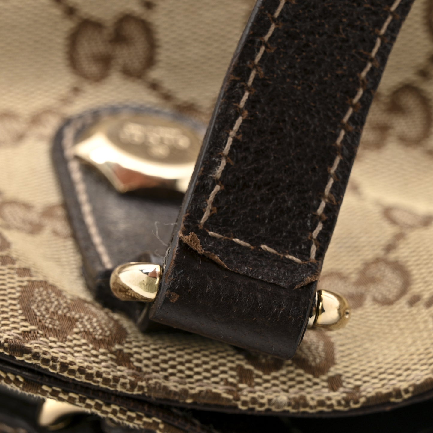 Monogram Medium Charmy Shoulder Bag Brown