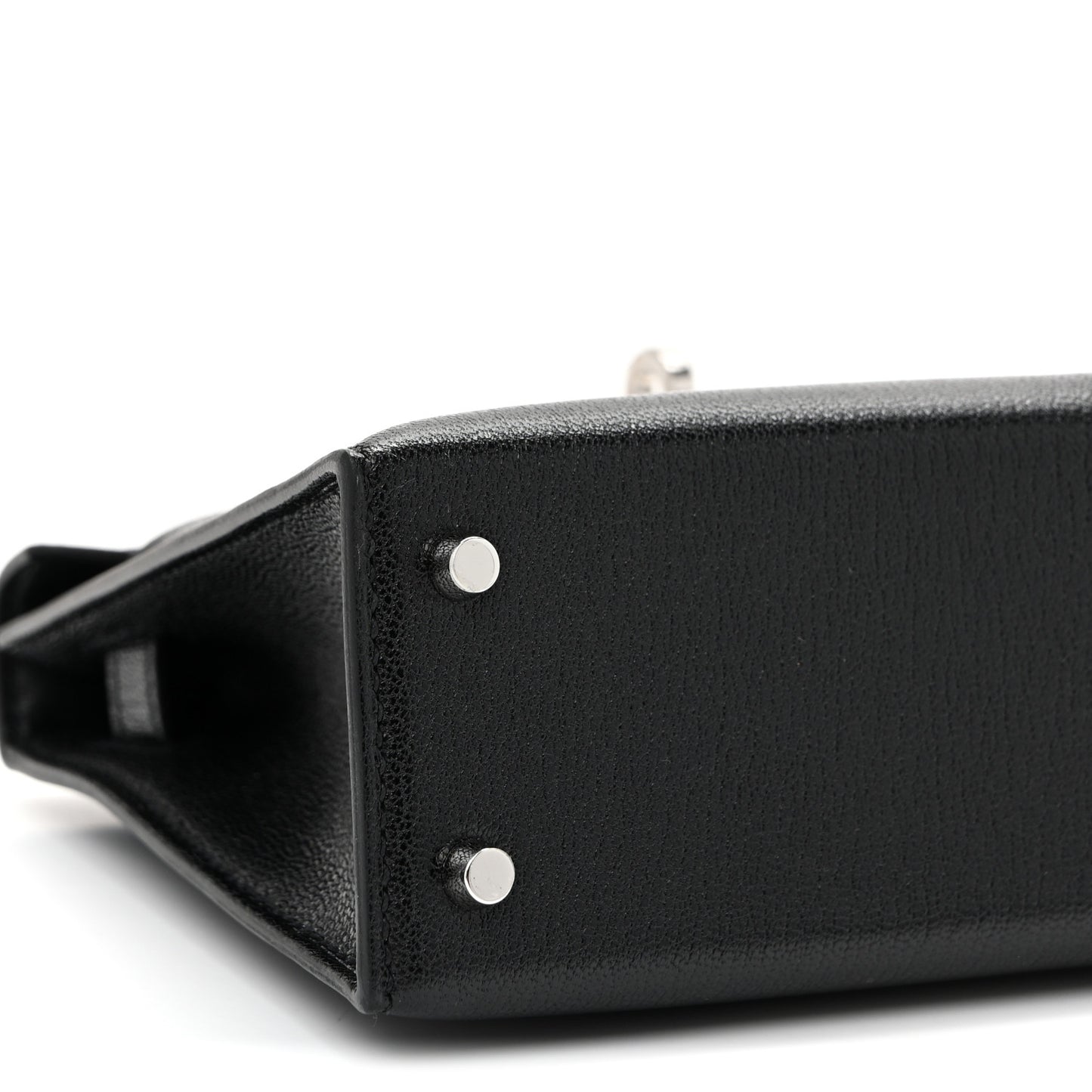 Chevre Chamkila Lizard Mini Kelly Sellier Touch 20 Black Ombre