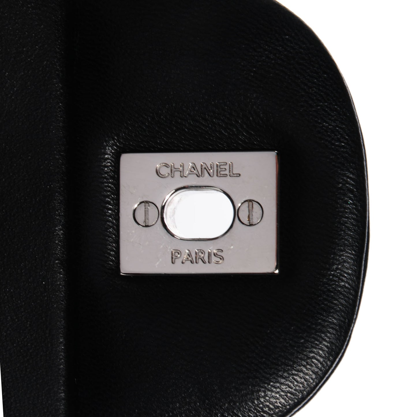 Lambskin Quilted Maxi Double Flap Black