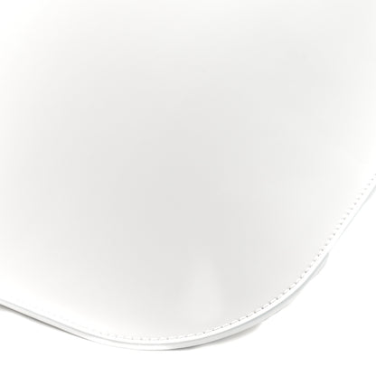 Bottega Veneta Brushed Calfskin Cradle Fold Over Shoulder Bag White Parakeet 10 of 11