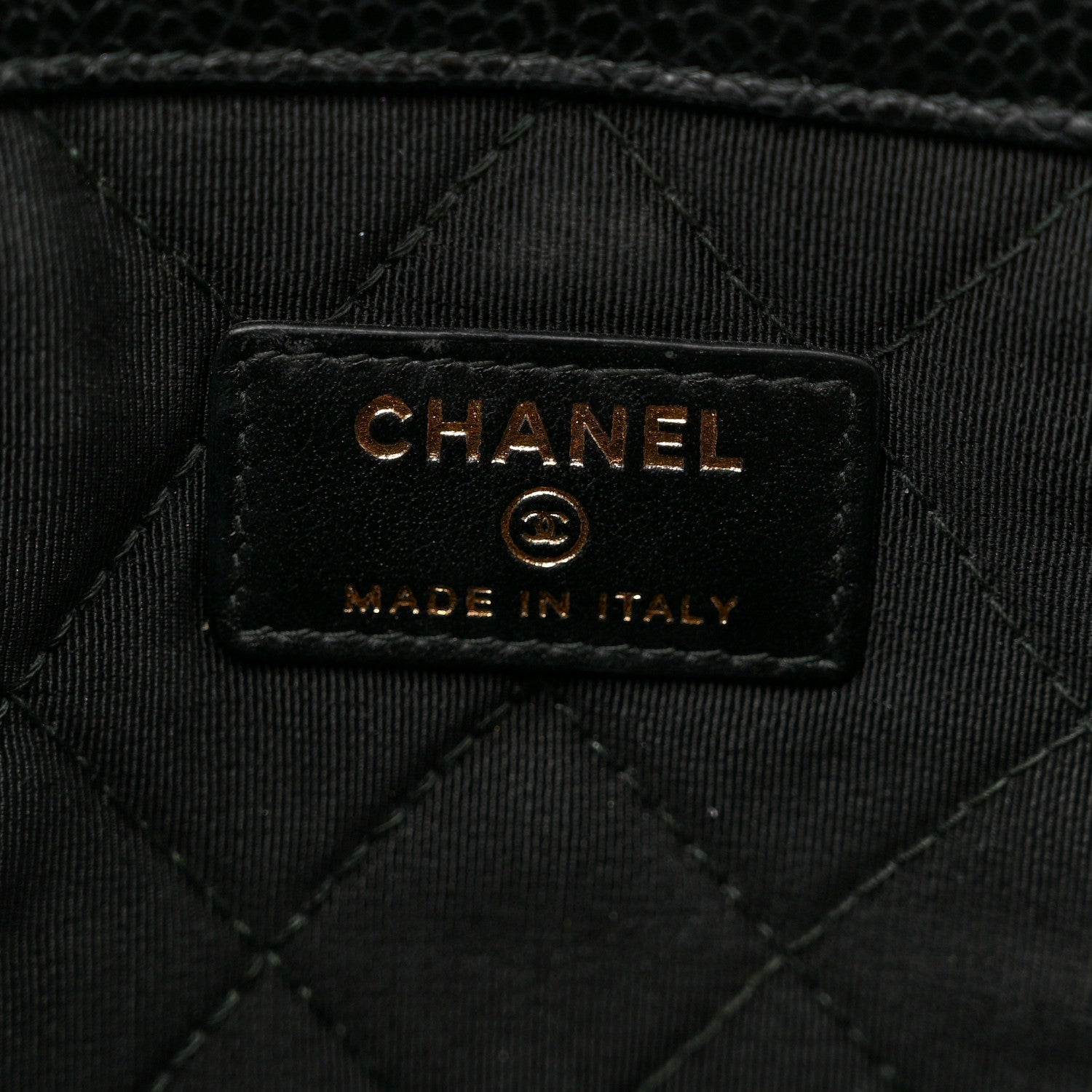 Chanel Caviar Quilted Medium Golden Class Pouch Black 6 of 7