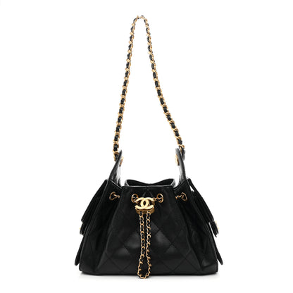 Chanel Caviar Quilted Mini Chanel 25 Handbag Black 1 of 11