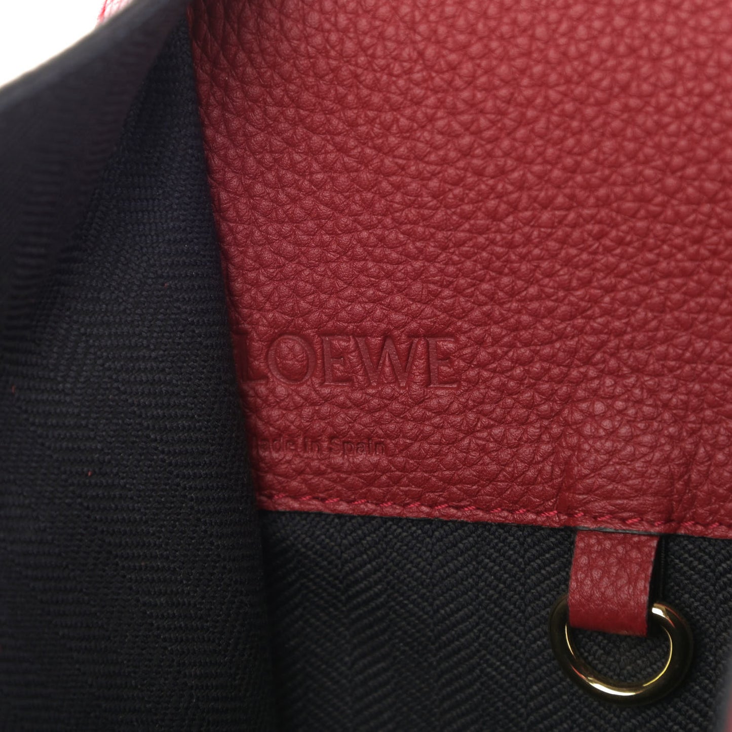 Calfskin Small Hammock Shoulder Bag Red
