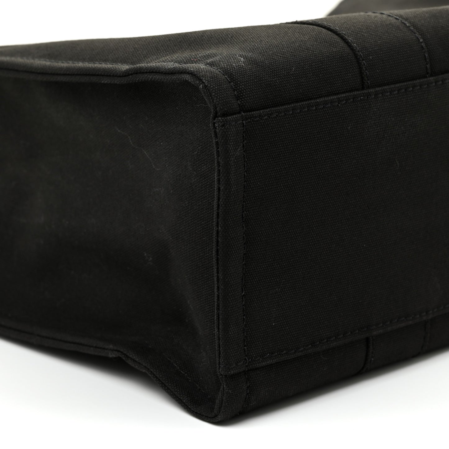 Cotton Canvas Large Tote Bag Black