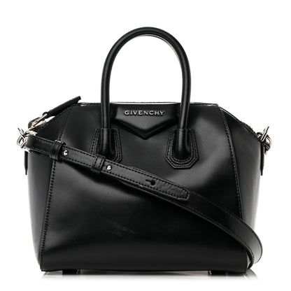 Givenchy Shiny Lord Calfskin Mini Antigona Black 1 of 23