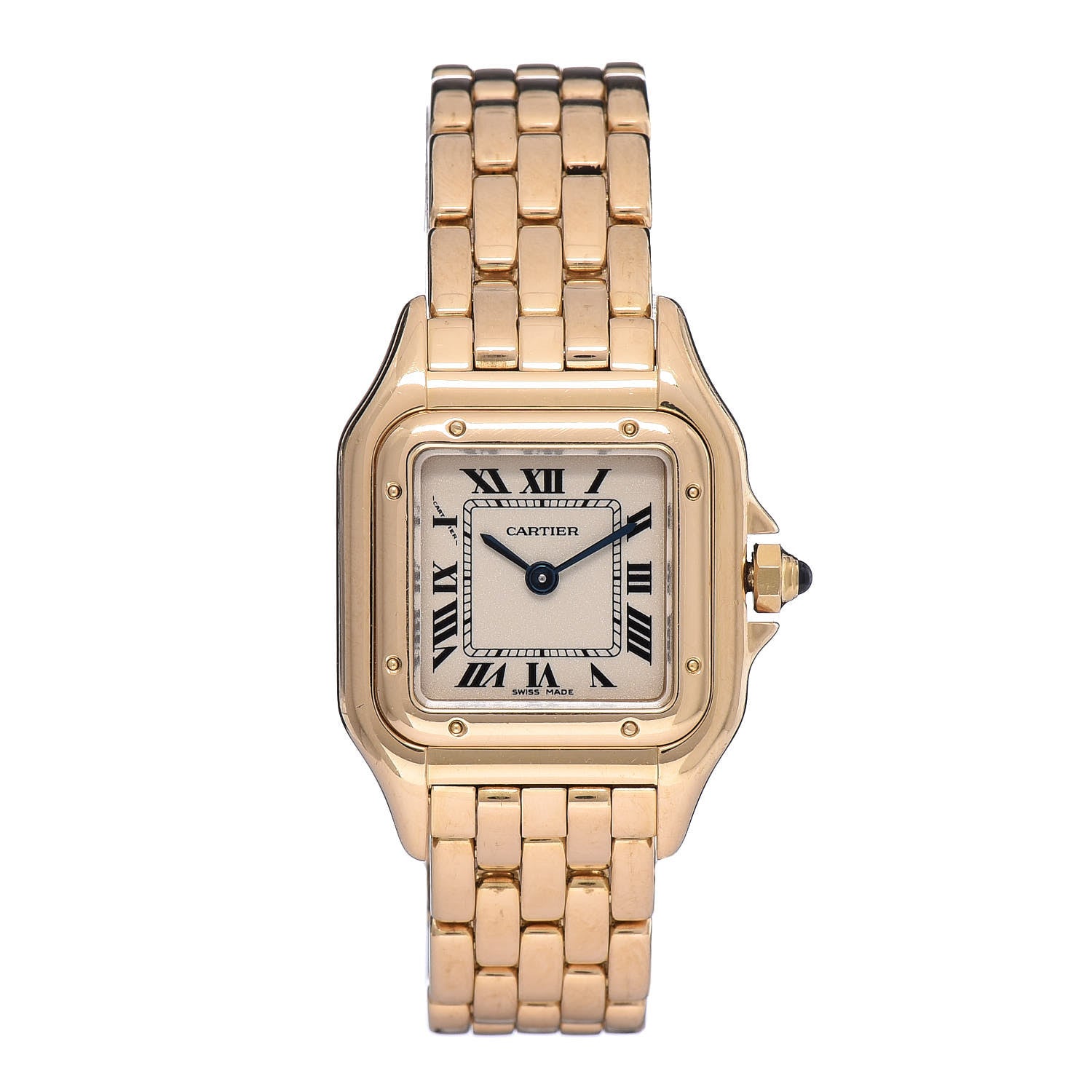 Cartier 18K Yellow Gold 22mm Panthere Quartz Watch 1 of 9