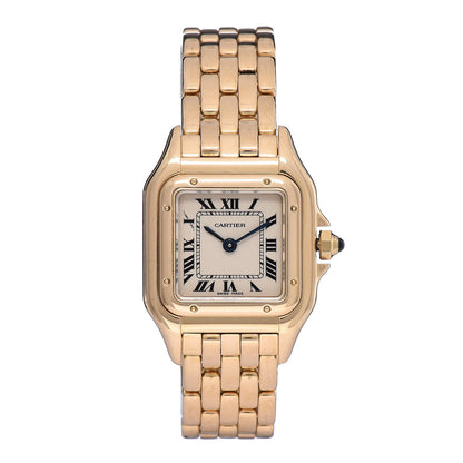 Cartier 18K Yellow Gold 22mm Panthere Quartz Watch 1 of 9