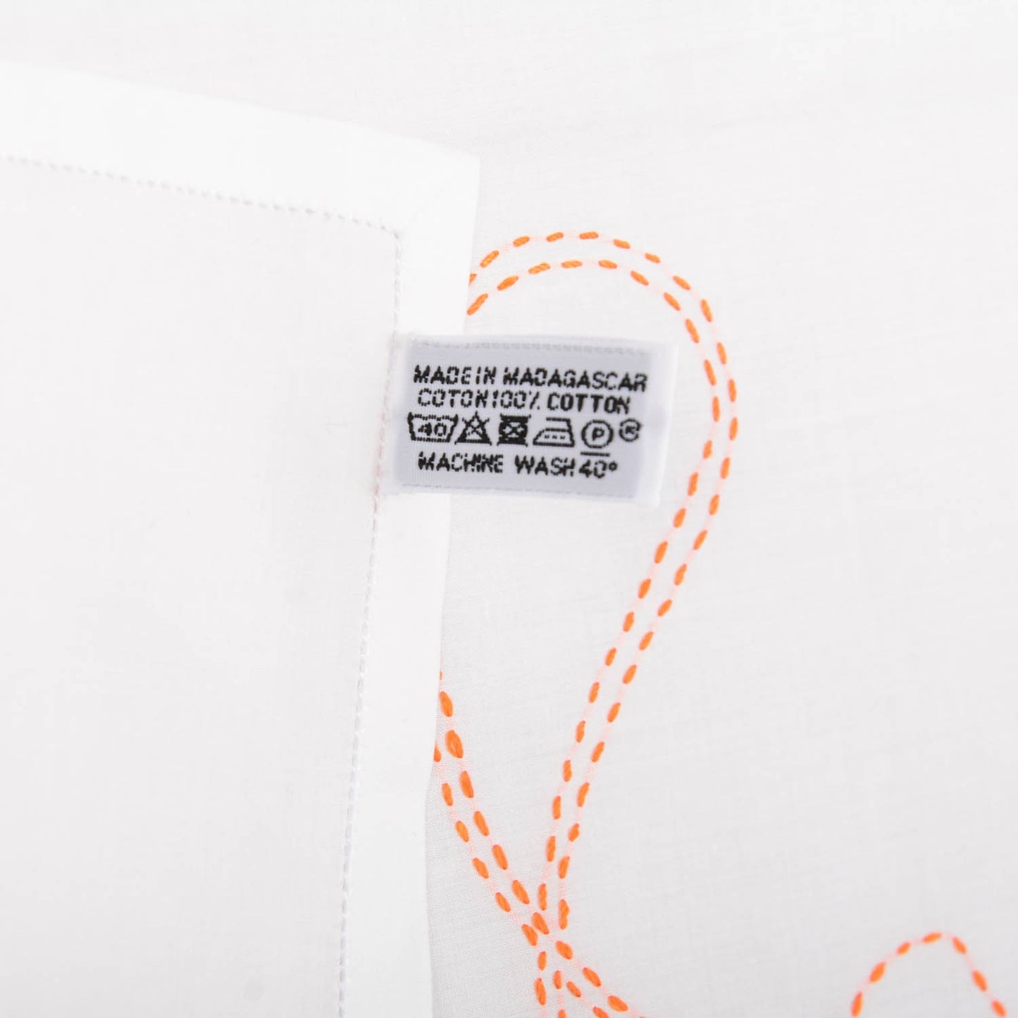 Cotton Petit Jour Grisgris Gavroche Handkerchief Orange