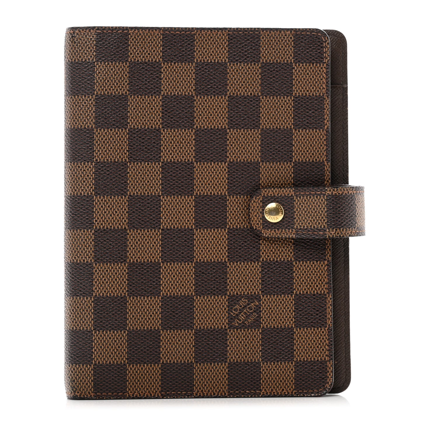 Damier Ebene Medium Ring Agenda Cover