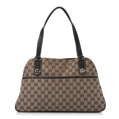Gucci Monogram Medium Charmy Shoulder Bag Brown 1 of 12