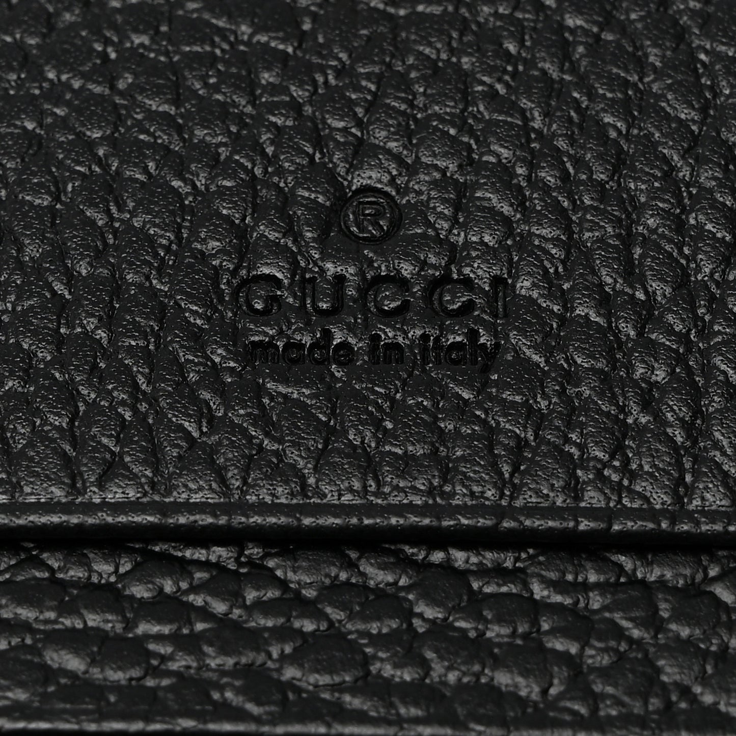 Dollar Calfskin GG Supreme Monogram GG Marmont Card Case Black Beige Ebony