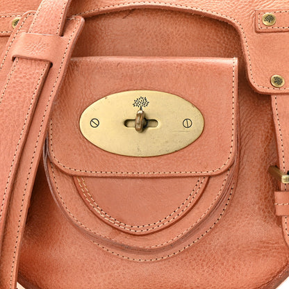 Mulberry Small Grain Calfskin Messenger Crossbody Burnt Peach 8 of 18