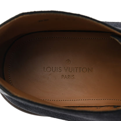 Louis Vuitton Epi Suede Mens Boots 7.5 Navy Blue 7 of 9
