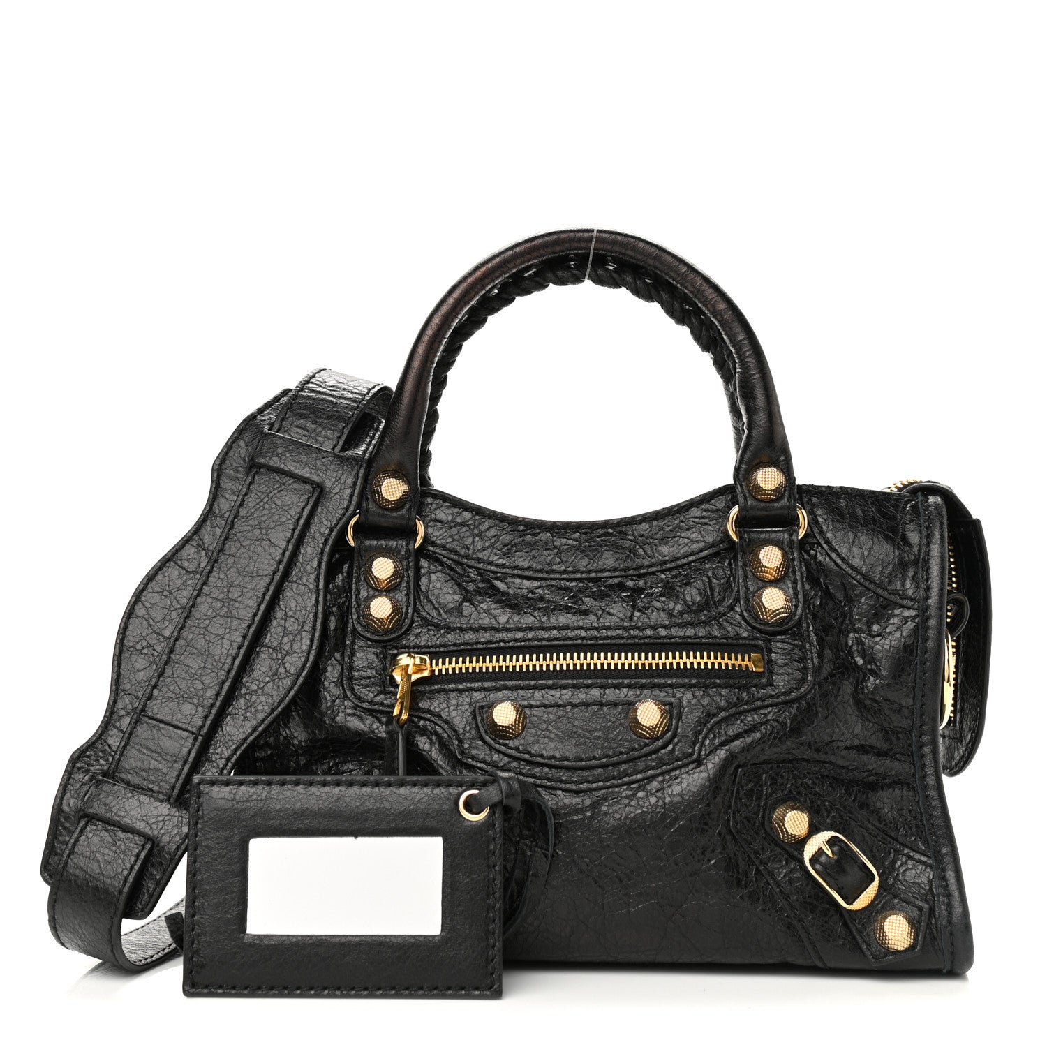 Balenciaga Agneau Giant 12 Gold Hardware Mini City Black 1 of 10