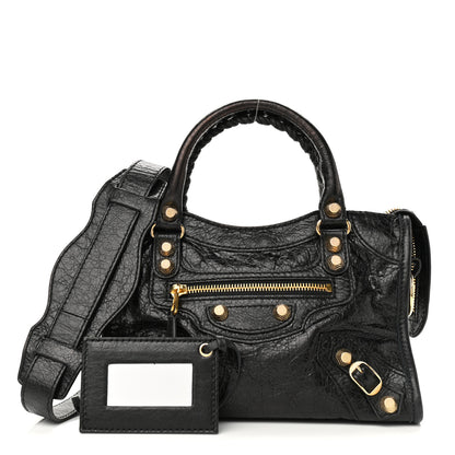 Balenciaga Agneau Giant 12 Gold Hardware Mini City Black 1 of 10