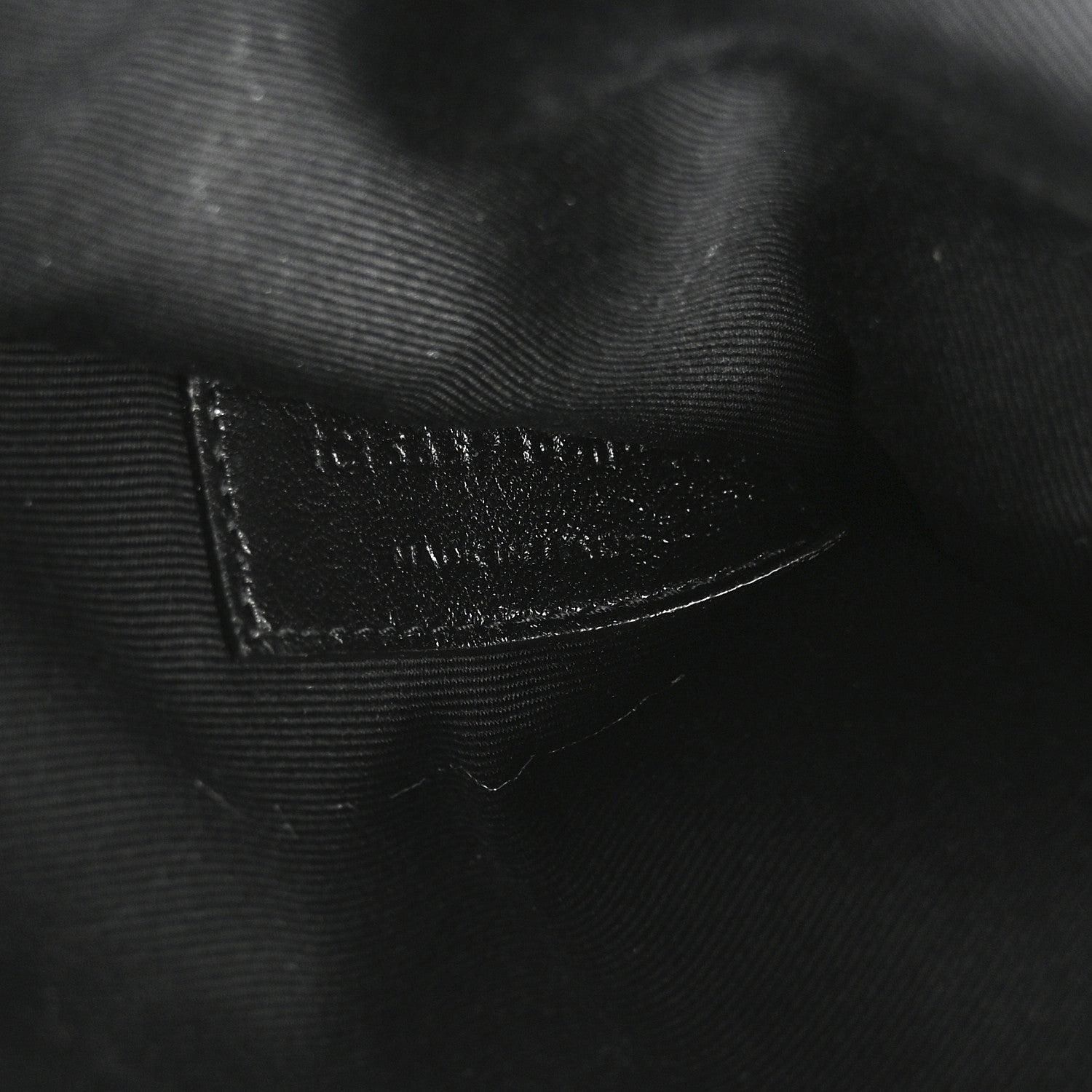 Saint Laurent Canvas Uptown Pouch Black White 7 of 8