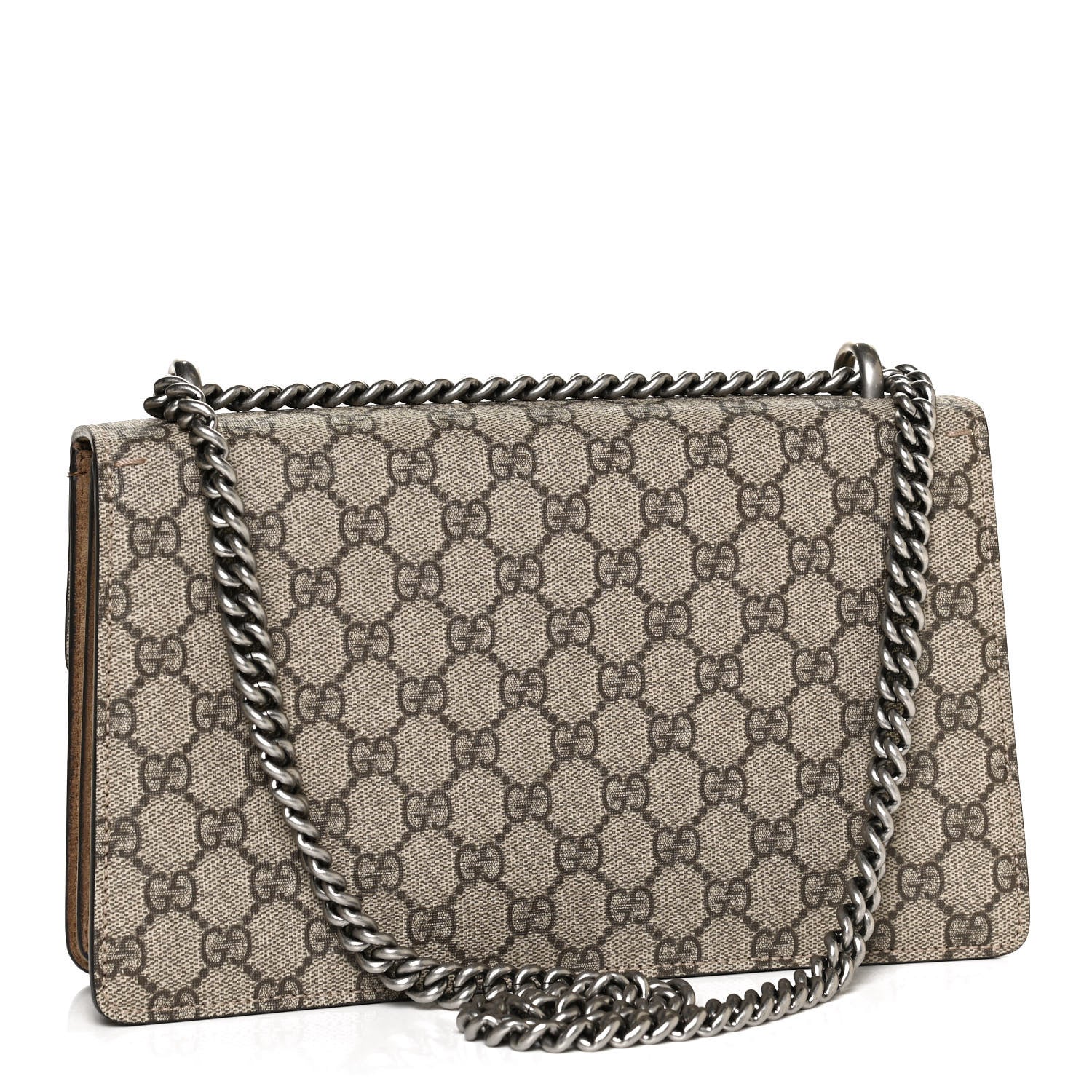 Gucci GG Supreme Monogram Small Dionysus Shoulder Bag Taupe 3 of 13