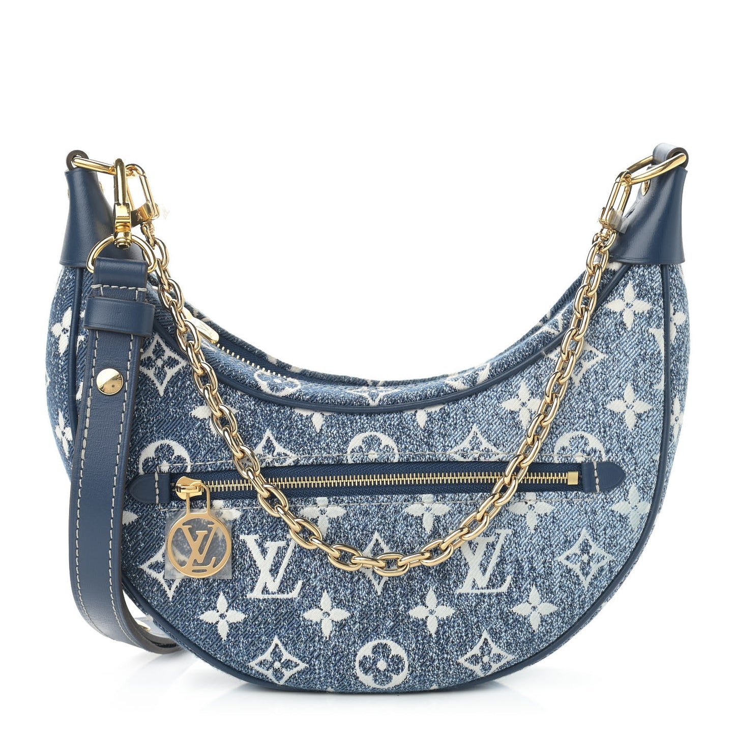 Monogram Jacquard Denim Loop Bleu