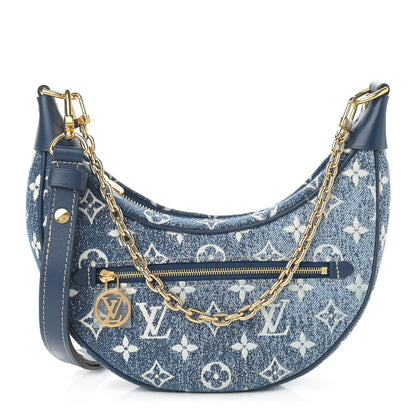 Louis Vuitton Monogram Jacquard Denim Loop Bleu 1 of 9