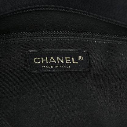 Chanel Calfskin Cerf Executive Shopper Tote Black 6 of 9