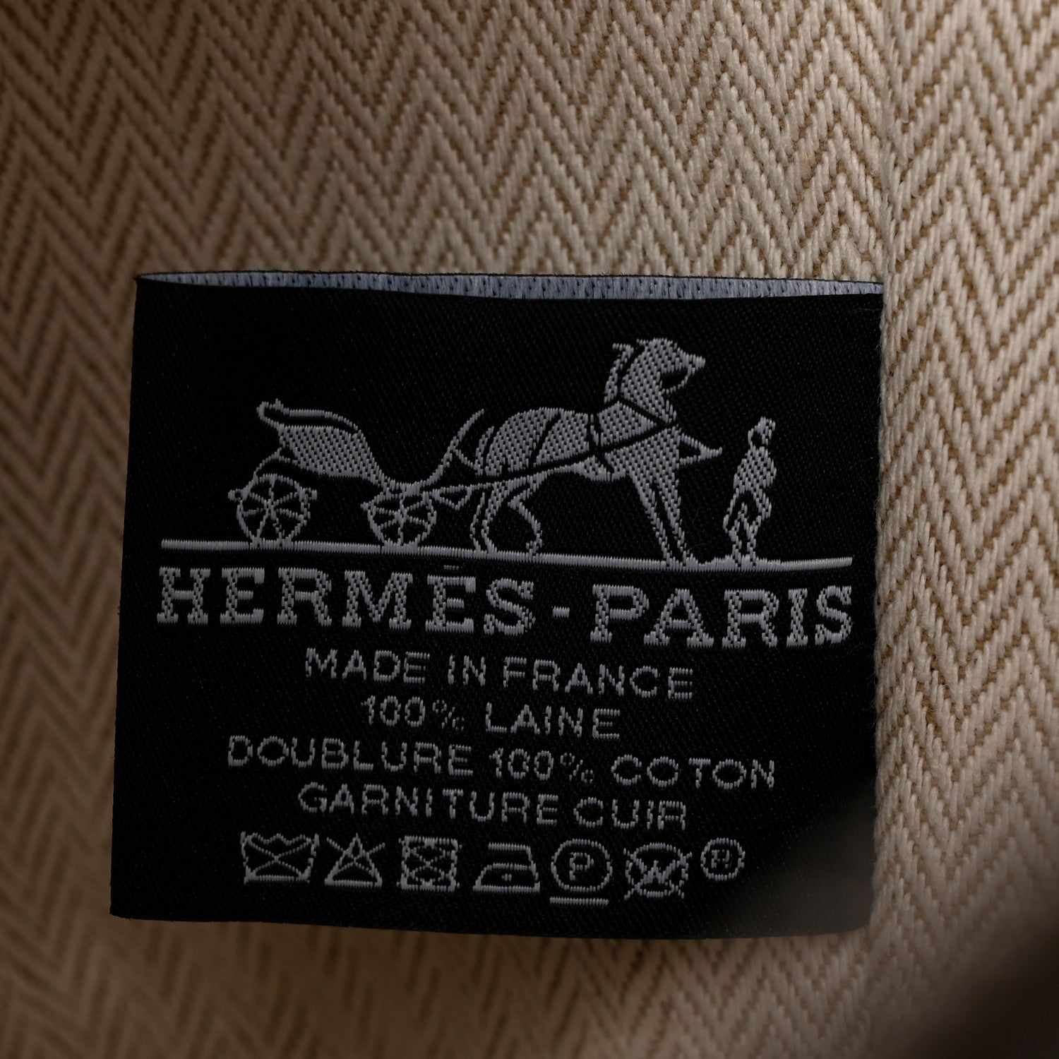 Hermes Canvas Small Bride-A-Brac Pouch Gris Flanelle 6 of 7