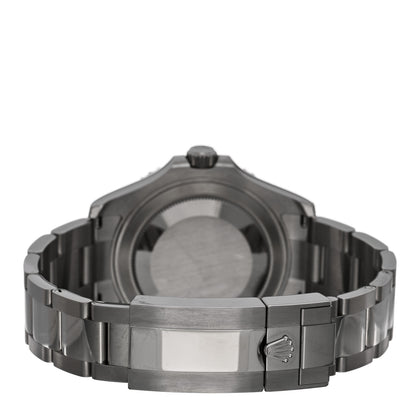 Rolex Stainless Steel Platinum 37mm Oyster Perpetual Date Yacht-Master Watch Slate 268622 3 of 5