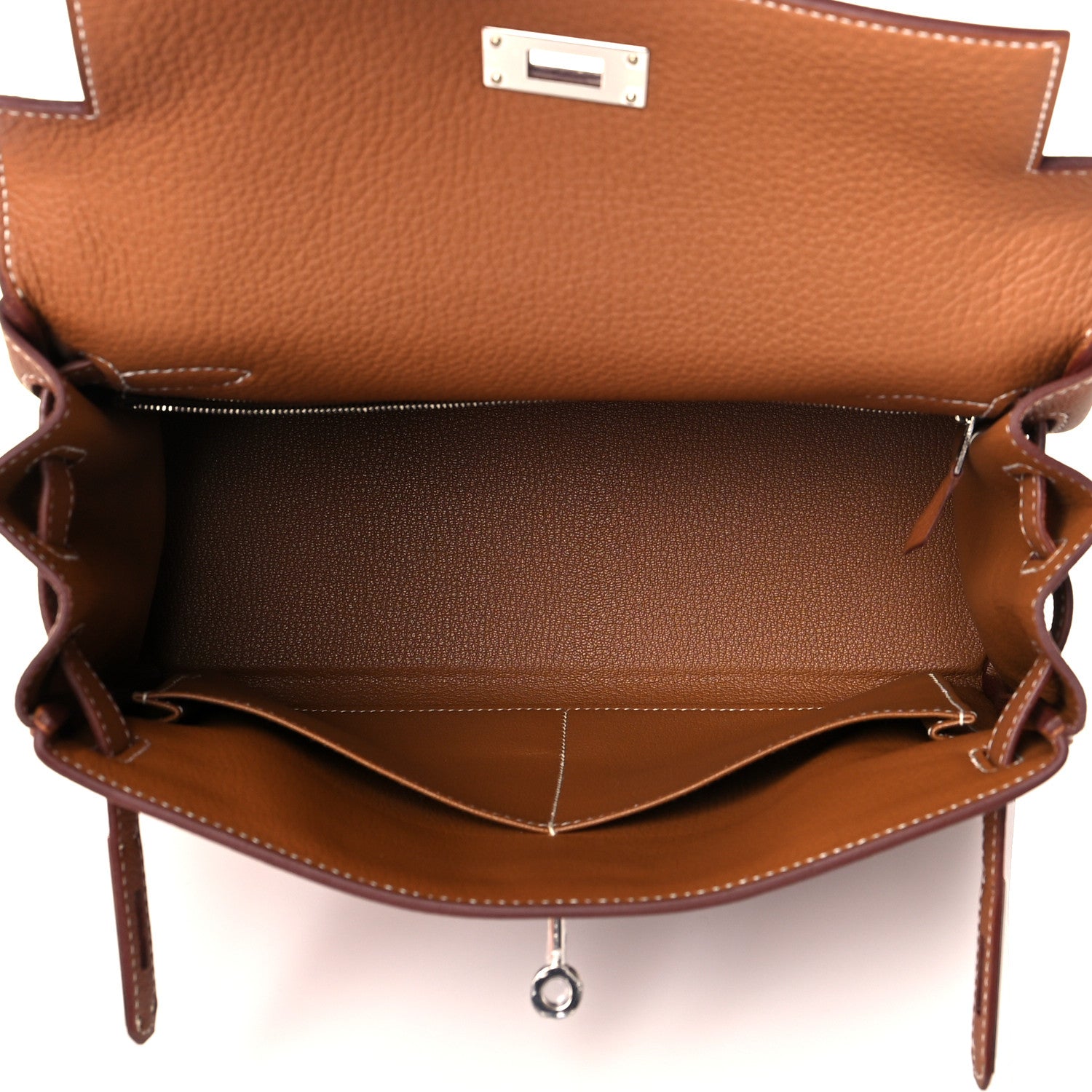 Hermes Togo Kelly Retourne 28 Gold 5 of 11