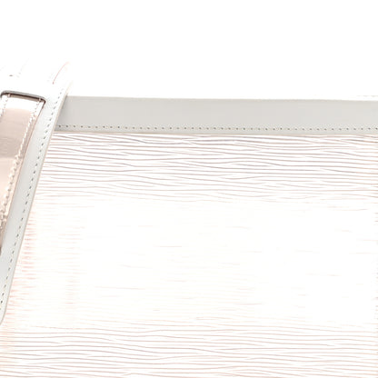 Louis Vuitton Calfskin PVC Epi Plage Soft Trunk Optic White 7 of 12