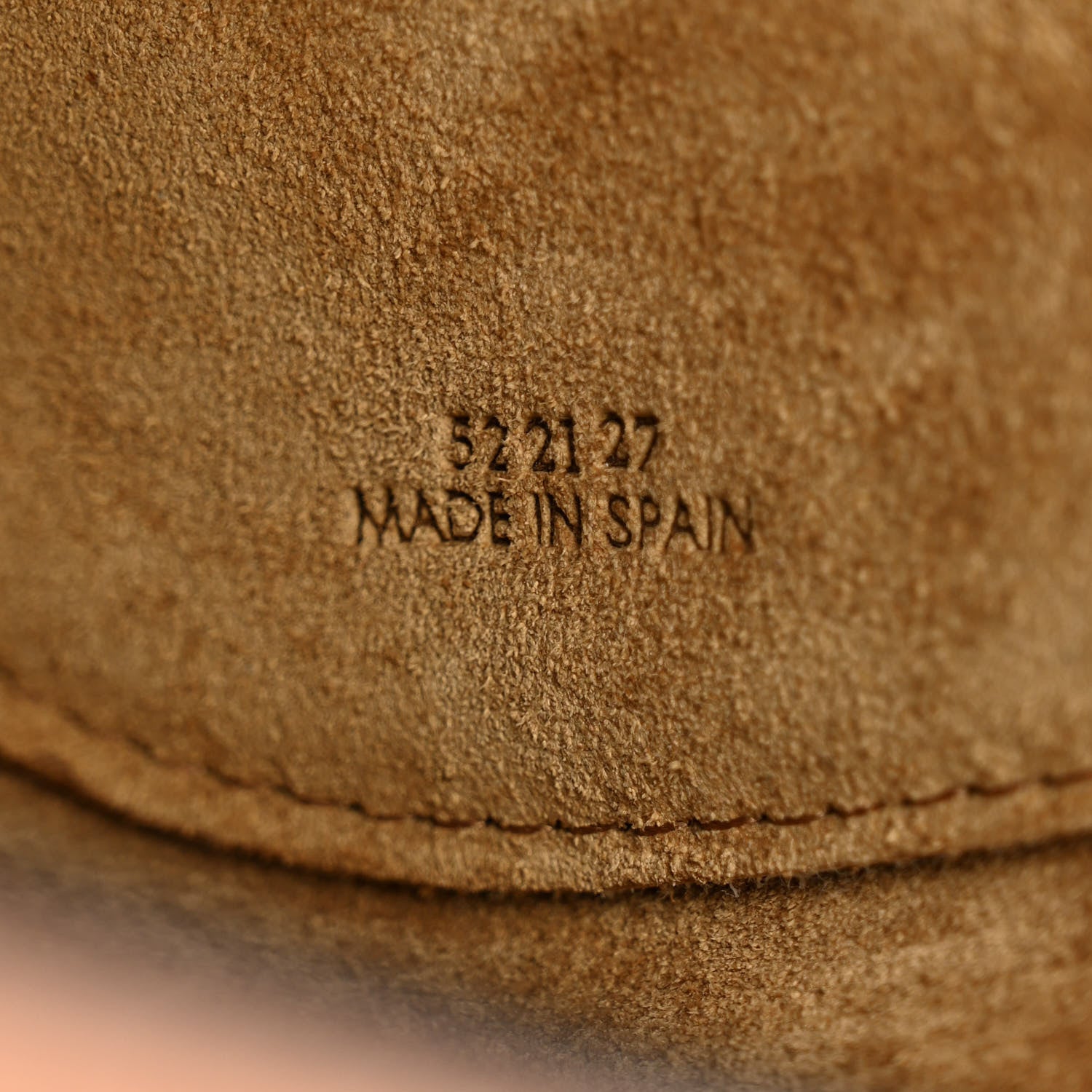 Loewe Calfskin Jacquard Mini Gate Dual Bag Tan 7 of 12