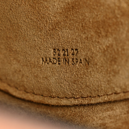 Loewe Calfskin Jacquard Mini Gate Dual Bag Tan 7 of 12