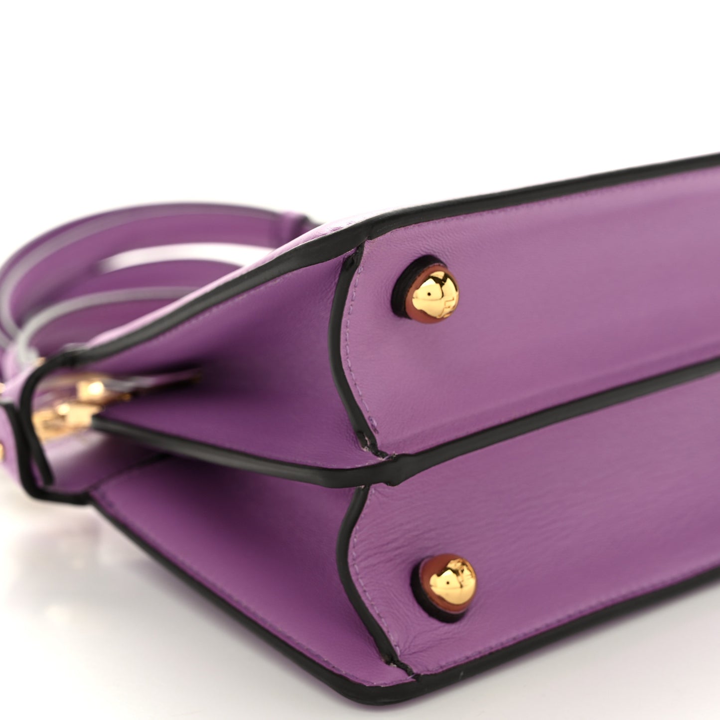 Shiny Nappa Petite Peekaboo I SEE U Satchel Violetta