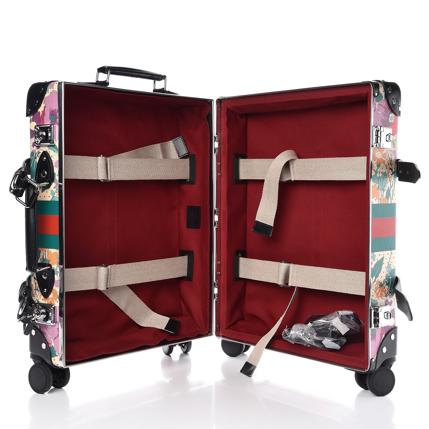 GG Floral Web Carry On Trolley Multi