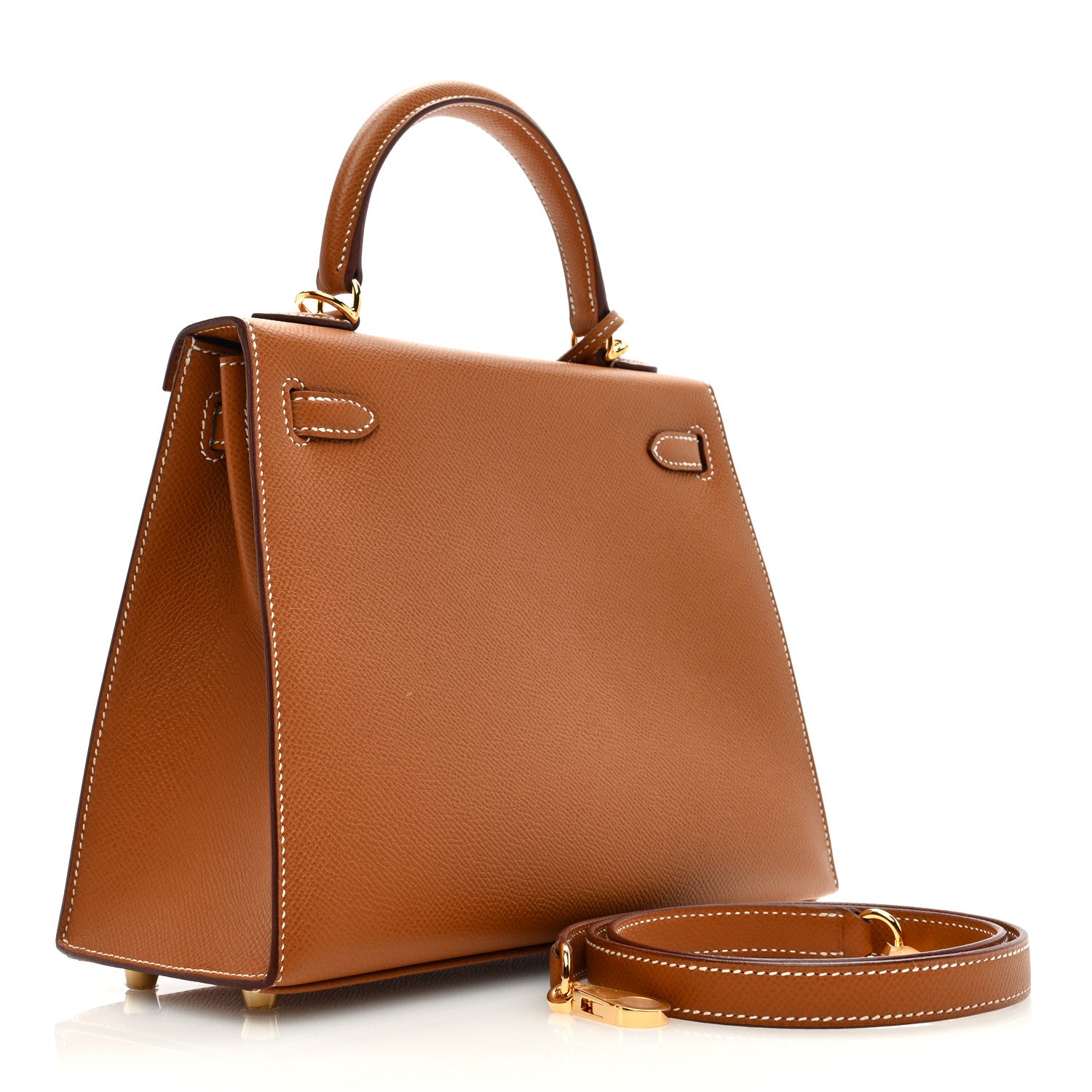 Hermes Epsom Kelly Sellier 25 Gold 3 of 10