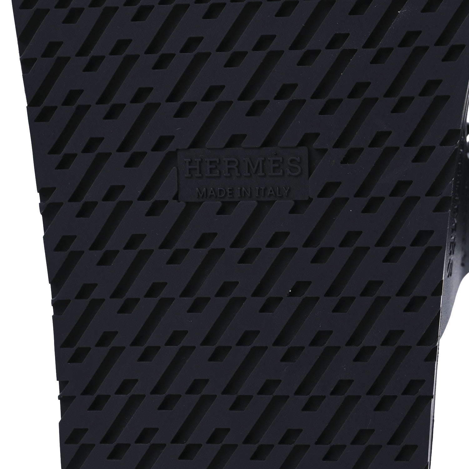 Hermes Calfskin Womens Chypre Sandals 37 Black 8 of 11