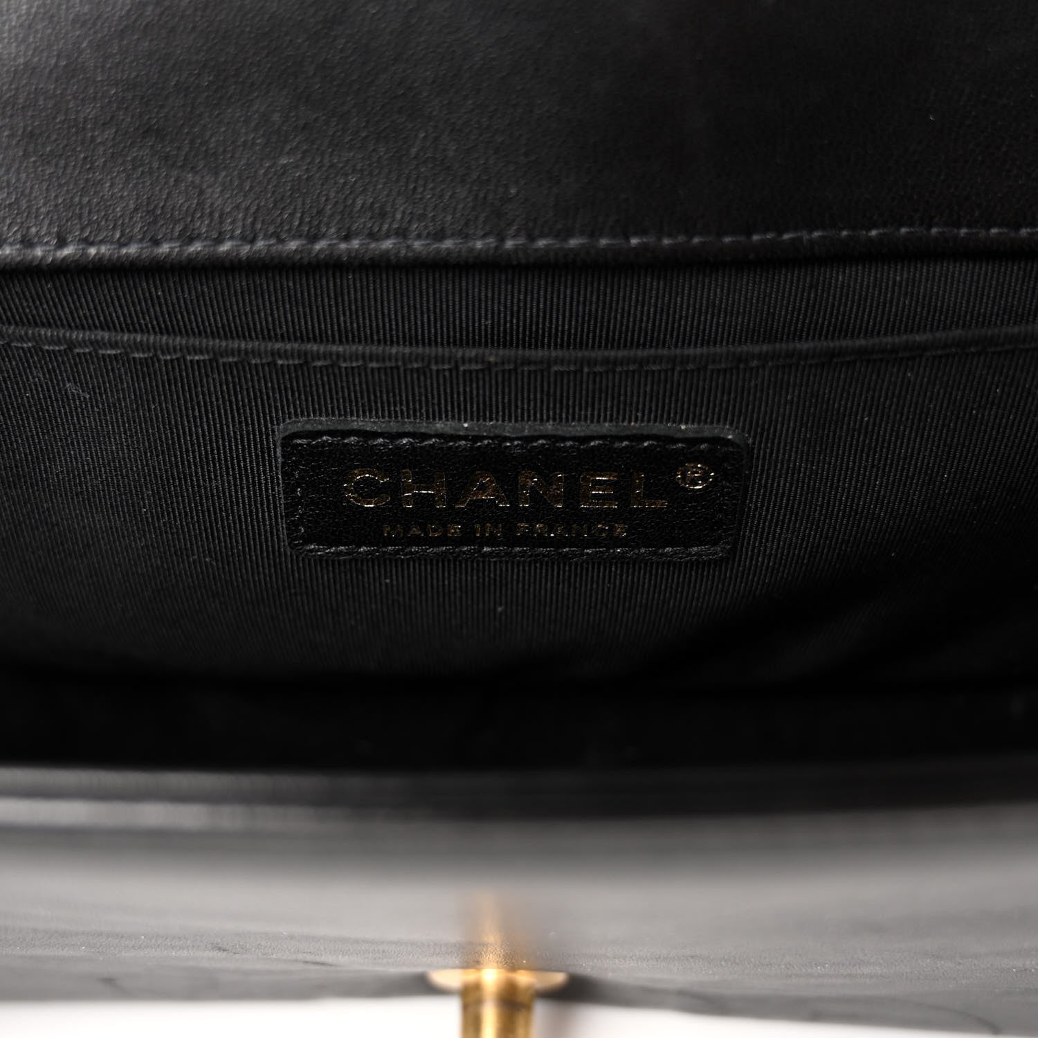Chanel Lambskin Quilted Medium Boy Flap Black 6 of 10