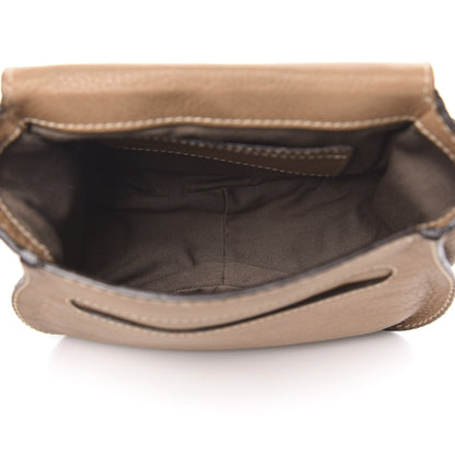 Chloe Calfskin Mini Marcie Round Crossbody Bag Nut 5 of 13