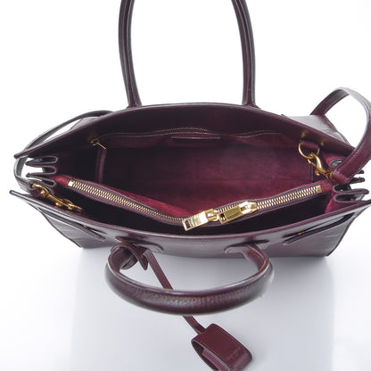 Saint Laurent Calfskin Small Sac De Jour Amarena 6 of 8