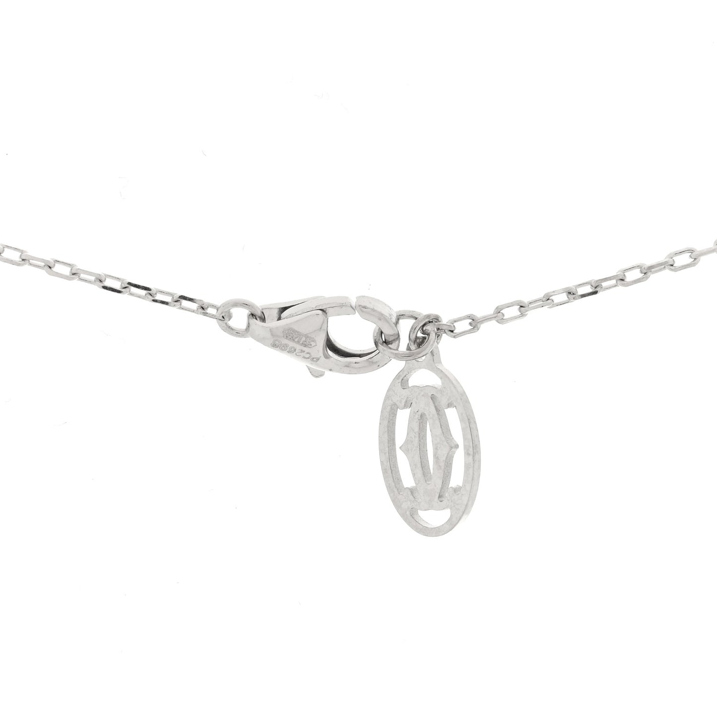 18K White Gold Diamond SM D'Amour Pendant Necklace