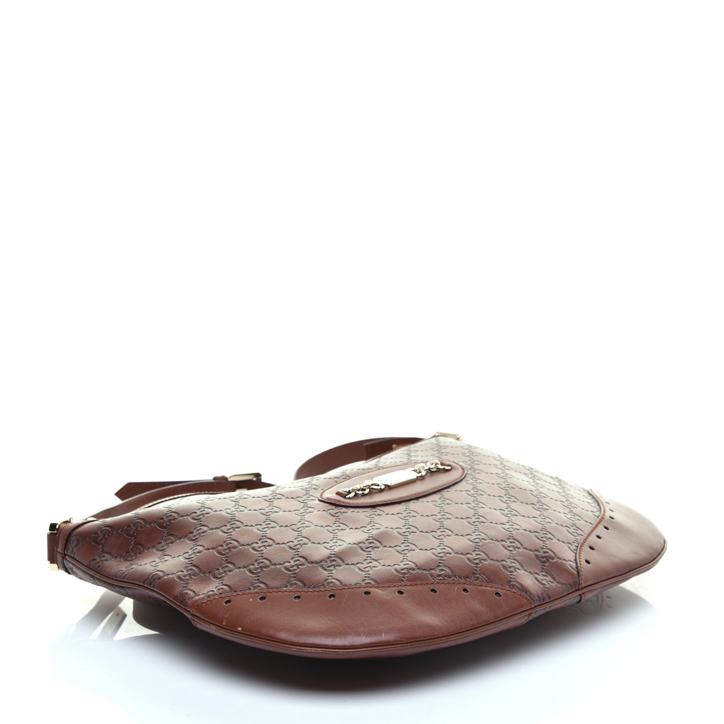 Guccissima Punch Shoulder Bag Brown